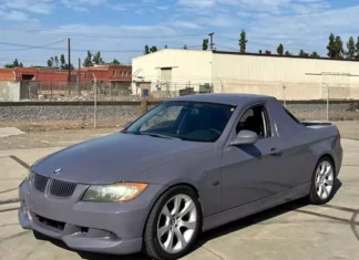 Gambiarra? BMW de 2007 é transformada em pickup dos sonhos BMW Pickup / Foto: Facebook