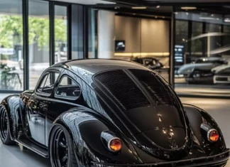 Fusca Black Targa: Uma versão contemporânea do ícone da VW Fusca Black Targa Concept / Foto: Motor Prime