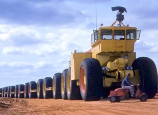 LeTourneau TC-497 Mk II – Um monstro de 550 Toneladas