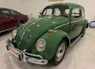 VW Fusca Verde 1969: Ícone Mantém Toda Sua Originalidade VW Fusca 1969 / Foto: Reginaldo de Campinas