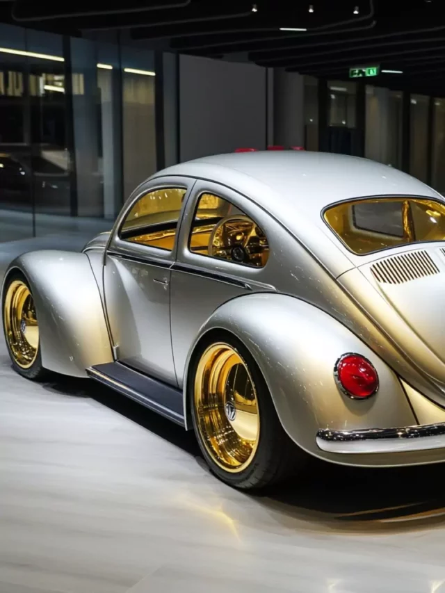 Fusca Creme VW Fusca Silver Gold: Um Projeto Clássico com Design atemporal - Motor ...