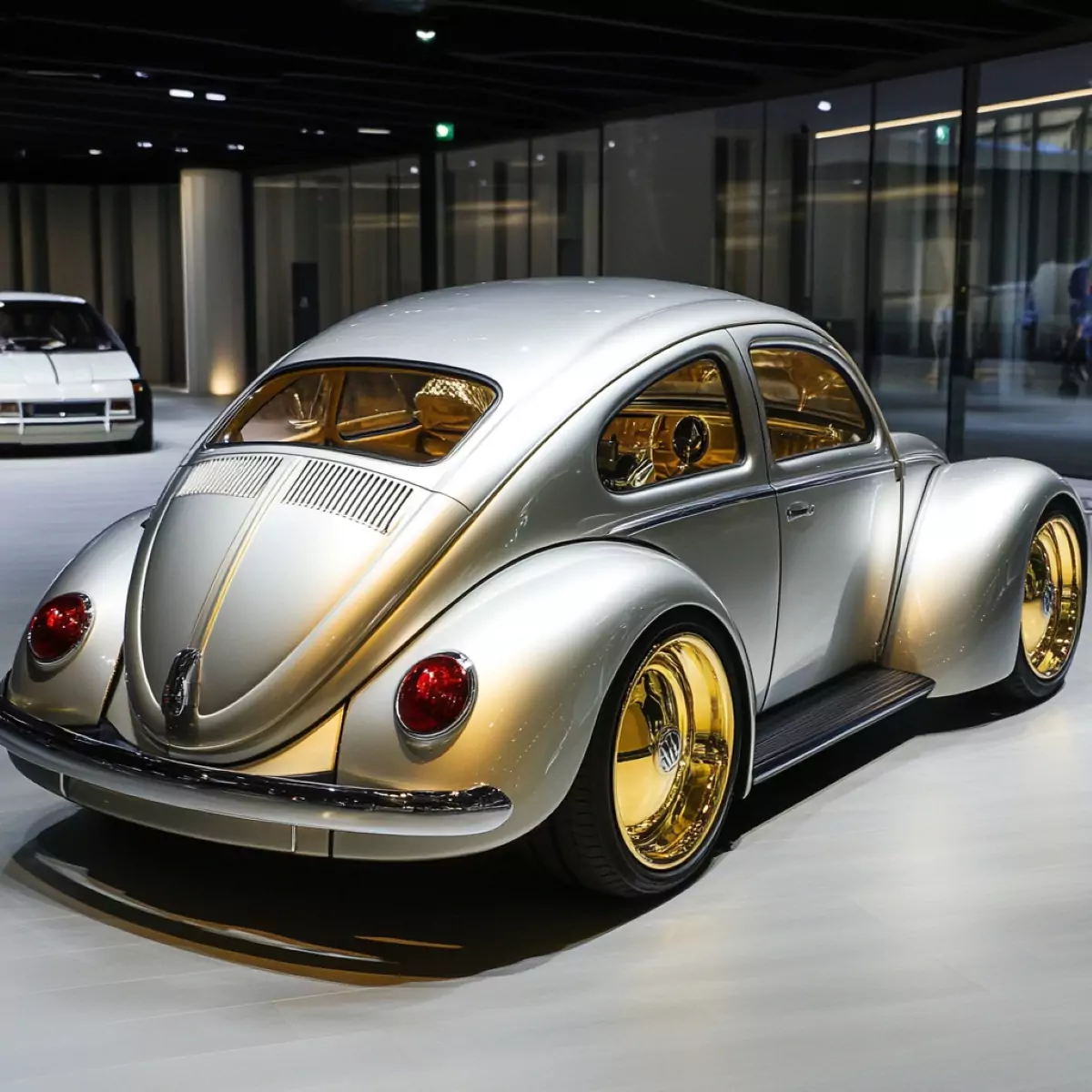 VW Fusca Silver Gold / Foto: Motor Prime