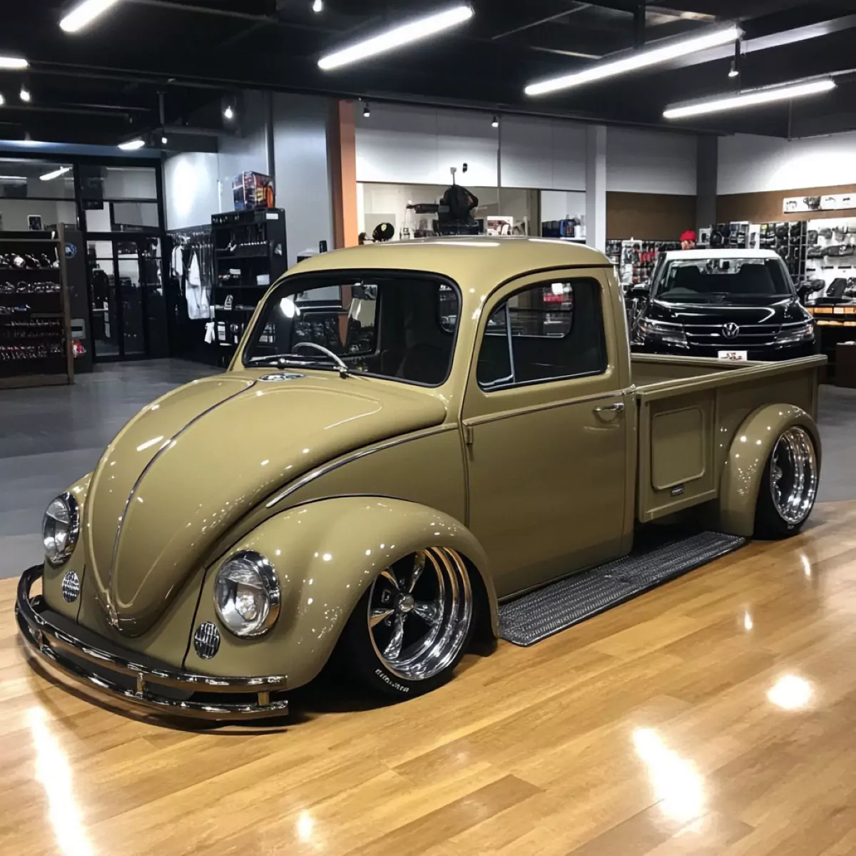 VW Fusca Pickup Beige 1980 / Foto: Motor Prime