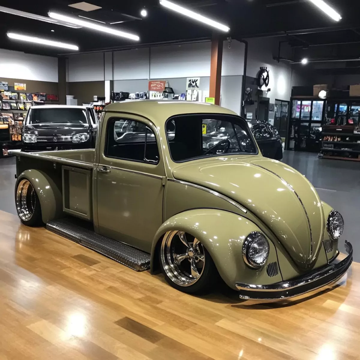 VW Fusca Pickup Beige 1980 / Foto: Motor Prime