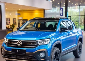 Porte de Fiat Toro? Nova Pickup da VW Chega em 2026 Com Novidades Nova Pickup da VW / Foto Projeção: Motor Prime