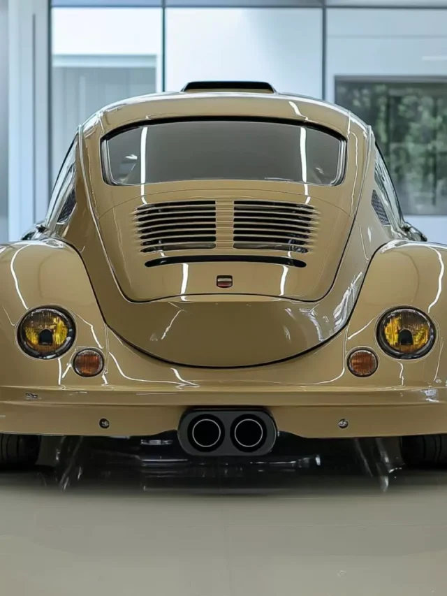 Fusca Creme VW Fusca 911 Turbo Beige? A Inusitada Fusão de Estilos - Motor Prime