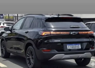 Traseira do novo Chevrolet Sonic é revelada nas redes