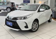 Concessionárias estão lucrando mais com estes carros do que com Corolla e HB20 em 2026 Toyota Yaris